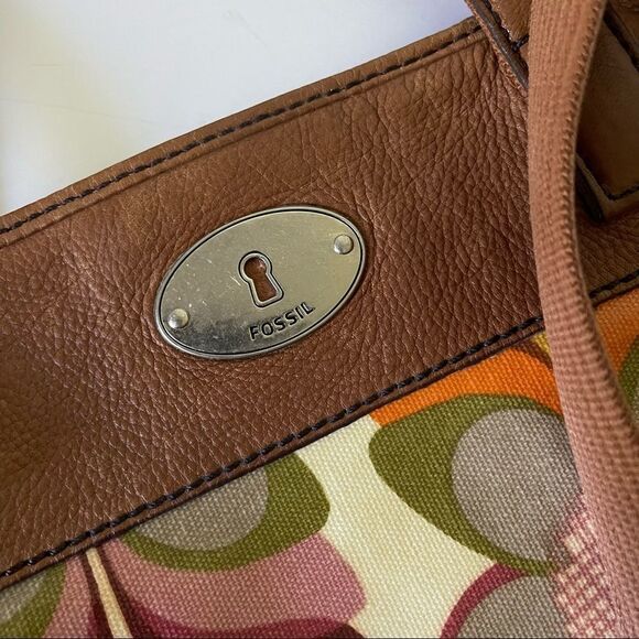 Fossil waxed Canvas Key Per Bag - Picture 6 of 8